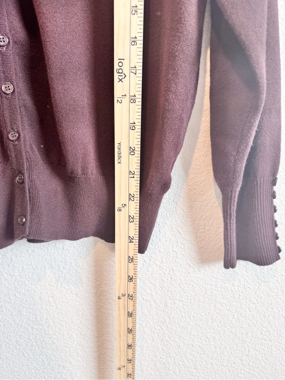 Made By Johnny Dark Academia Quiet Luxury Brown Cardigan Grandpa Core XL F22 - Picture 8 of 10